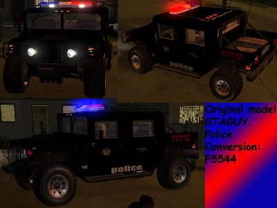 1986 Hummer Police Vehicle